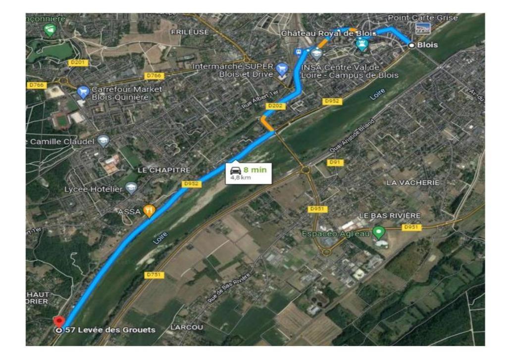 Appart 4 Chambres Parking Voitures Velos 10Min Blois Exterior photo